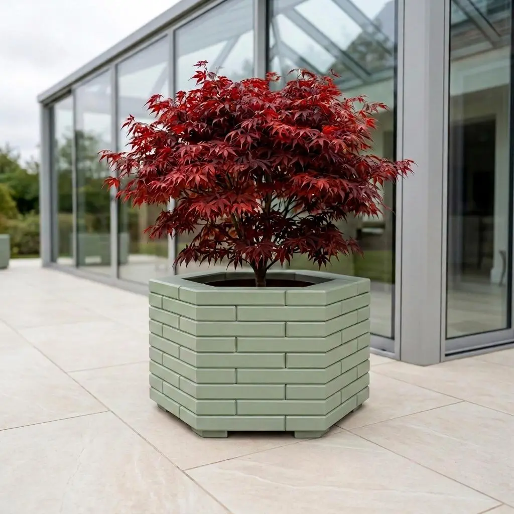 ansley-hexagonal-green-wooden-planter-warwickshire-1789801489122.webp