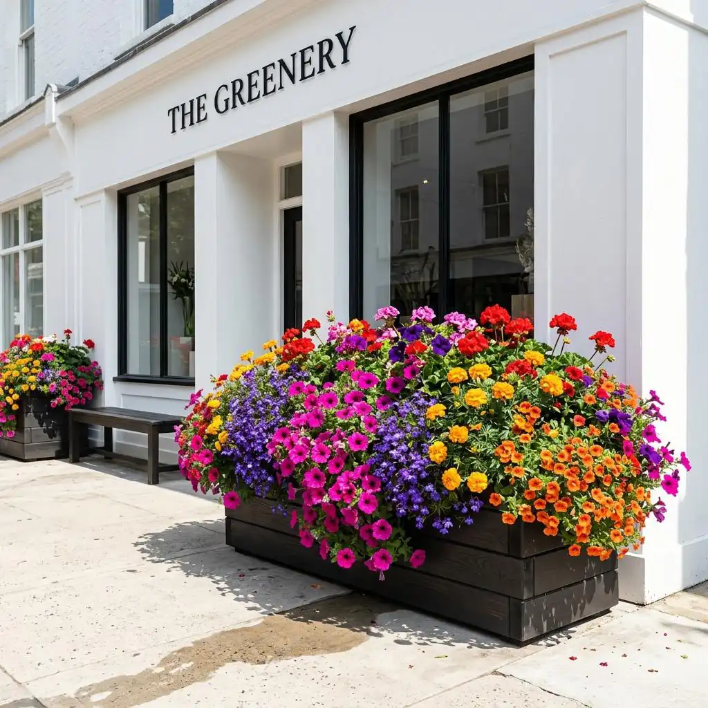 kingsbury-dark-oak-trough-planter-florist-shopfront-vibrant-blooms-1789491830573.webp