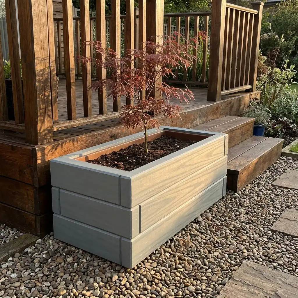 kingsbury-pewter-grey-redwood-trough-planter-japanese-maple-patio-1789491281246.webp